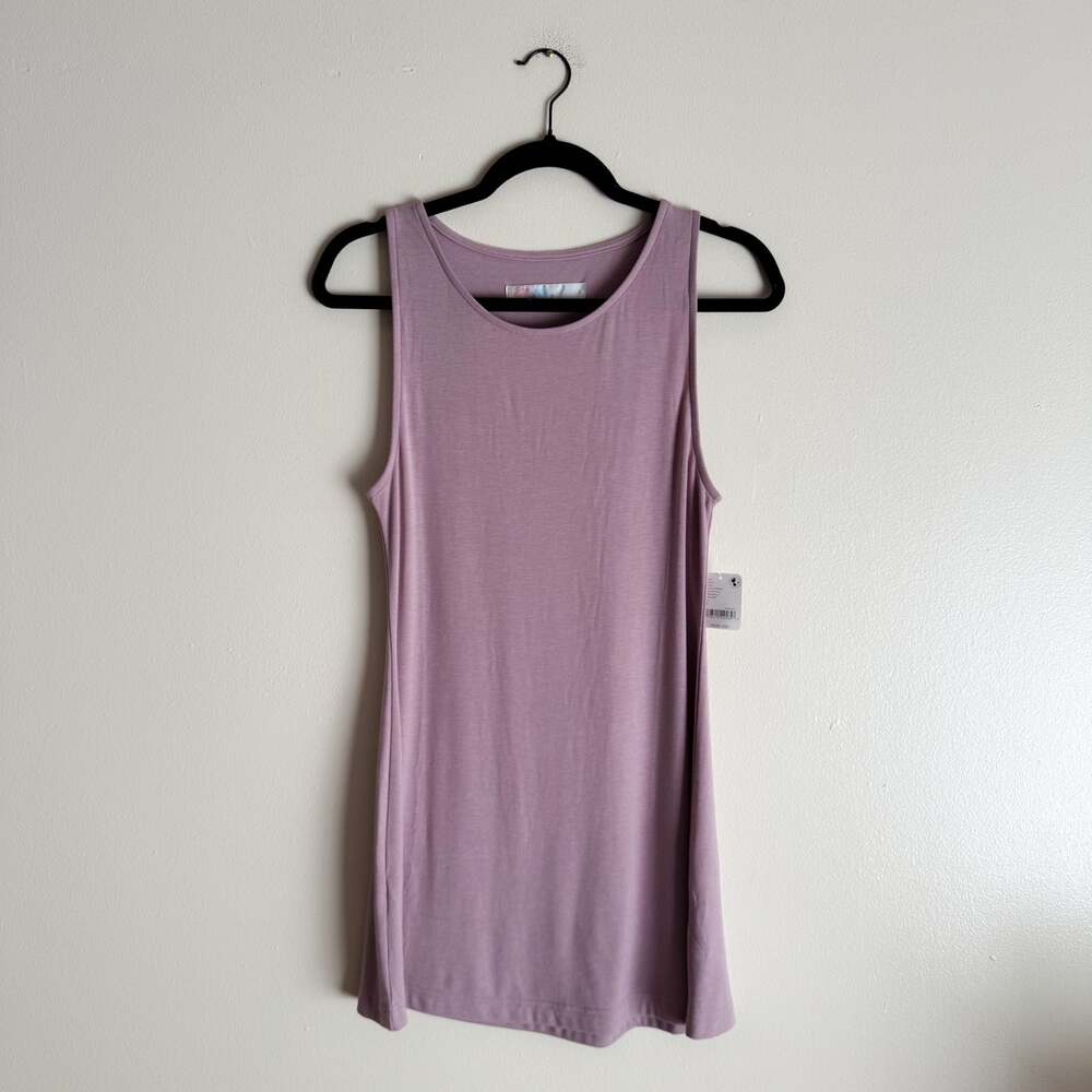 Free People Purple Mini Dress Coverup Tunic Small NWT Beachy